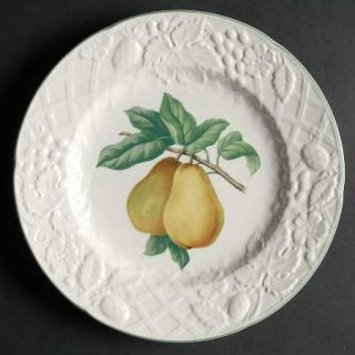 Mikasa English Countryside White Accent Salad Plate, Fine China Dinnerware   Rai