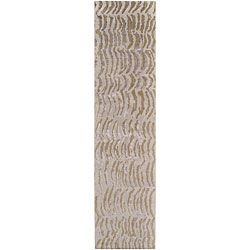 Julie Cohn Hand knotted Resonate Grey Abstract Design Wool Rug (2 6 X 10)