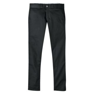 Dickies Mens Skinny Straight Fit Work Pants   Black 31x34