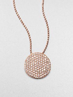 Phillips House 14K Rose Gold & Diamond Infinity Pendant Necklace   Rose Gold