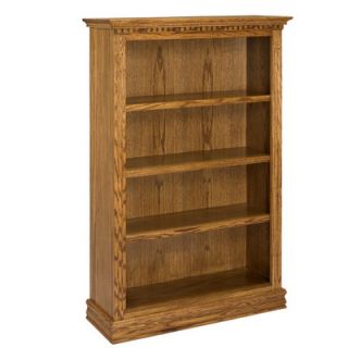 A&E Wood Designs Britania 60 Bookcase 3660BRIT Finish Medium