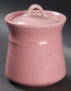 Metlox   Poppytrail   Vernon Colorstax Pink/Rose Sugar Bowl & Lid, Fine China Di