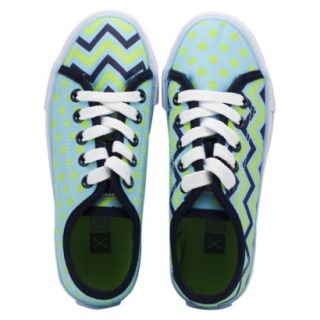 Girls Xolo Shoes Groovy Lace Up   Zig Zag Multicolor 5