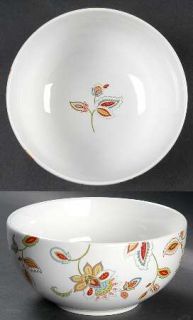 222 Fifth (PTS) Jacobean Trail Coupe Cereal Bowl, Fine China Dinnerware   Floral