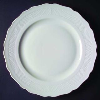 Kaiser Belvedere 12 Chop Plate/Round Platter, Fine China Dinnerware   All White
