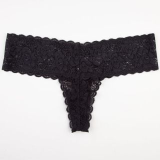 Sugar Ruch Thong Black In Sizes Small, Large, Medium For Women 228773100