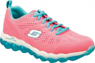 Womens Skechers Skech Air   Hot Pink/Light Blue Casual Shoes