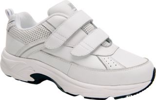 Womens Drew Paige   White Leather Velcro Shoes