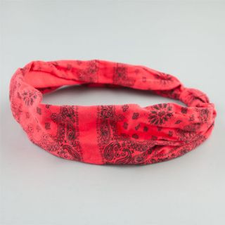 Stretch Knotted Bandana Red One Size For Women 202865300
