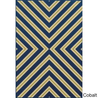 Indoor/ Outdoor Geometric Polypropylene Rug (19 X 39)