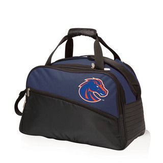 Picnic Time Navy Boise State Broncos Tundra Duffel Cooler (Navy/ slateMaterials Polyester/ PVC linerQuantity One (1) duffelOpen dimensions 13.5 inches high x 9.3 inches wide x 20 inches long Folded dimensions 15.3 inches high x 2.3 inches wide x 10 in