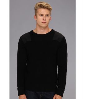 Authentic Apparel U.S. Army Billet Crew Sweater Mens Sweater (Black)