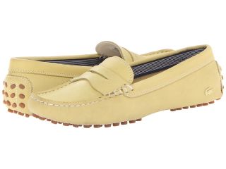 Lacoste Concours 5 Womens Slip on Shoes (Yellow)