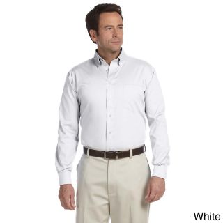 Mens Executive Performance Pinpoint Oxford Long sleeve Shirt