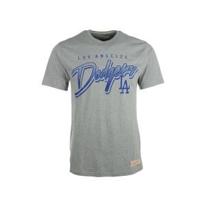 Los Angeles Dodgers Mitchell and Ness MLB Gradient Script Tailored T Shirt