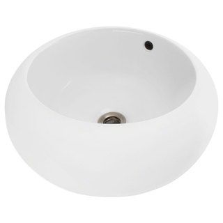 Polaris Sinks P2082vw White Porcelain Vessel Sink