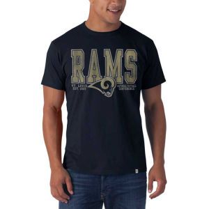 St. Louis Rams 47 Brand NFL Word Mark Flanker T Shirt