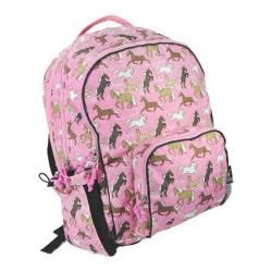 Womens Wildkin Macropak Backpack Horses In Pink