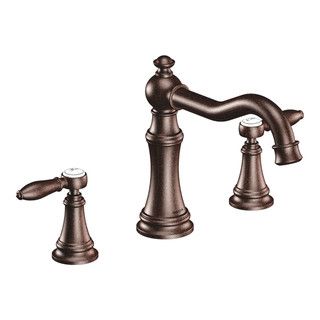 Moen Oil Rubbed Bronze Two handle High Arc Faucet