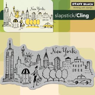 Penny Black New York Cling Rubber Stamp
