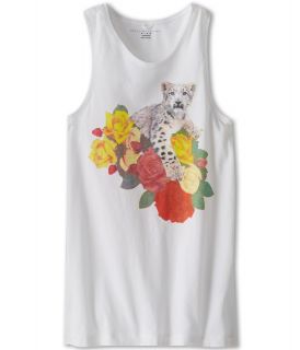 Stella McCartney Kids Valentine Girls Tank W Leopard And Flower Girls Sleeveless (White)