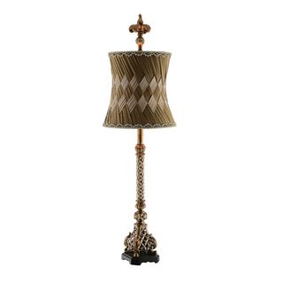 French Elite Woven Table Lamp