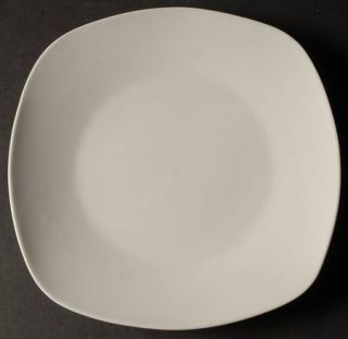 Tabletops Unlimited Veneto Square Dinner Plate, Fine China Dinnerware   All Whit
