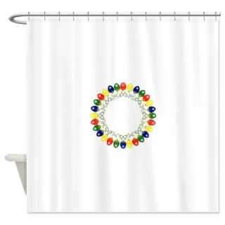  A Wreath Of Bright And Colorful Vec Shower Curtain  Use code FREECART at Checkout