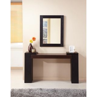 Furniture Of America Modal 2 piece Sofa Table And Mirror Set