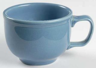 Homer Laughlin  Fiesta Periwinkle Blue (Newer) Flat Cup, Fine China Dinnerware  