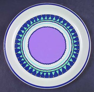 Dansk Carnival 12 Chop Plate/Round Platter, Fine China Dinnerware   Multicolor