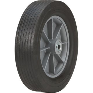 Martin Flat Free Solid Rubber Tire and Poly Wheel   12 x 300 Tire, Model#