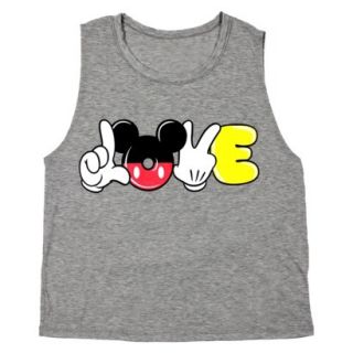 Juniors Mickey Mouse Love Graphic Tank   XS(1)
