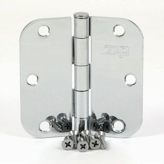 Stone Mill 3.5 inch Polished Chrome Door Hinges (set Of 2)