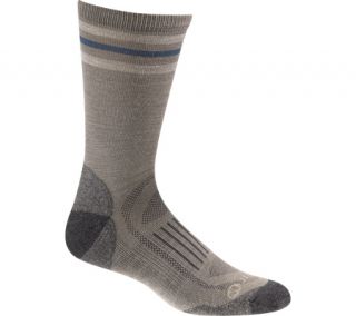 Mens Merrell Courant Stripe (2 Pairs)   Light Taupe Striped Socks