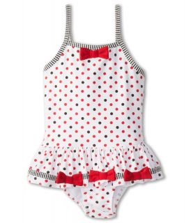 Kate Mack Eau So French Swim Skirted 1 Piece Girls Swimsuits One Piece (Red)