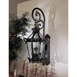 The Great Outdoors TGO 9091 95 Stratford Hall 9 Light Wall Mount