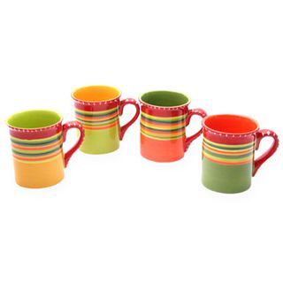Set of 4 Hot Tamales Coffee Mugs, Multi