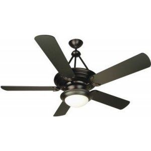 Craftmade CRA K10720 Metro 52 Ceiling Fan with Plus Series Oiled Bronze Blades