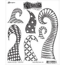 Dyan Reaveleys Dylusions Cling Stamp Collections 8.5 X7  Doodle Delight