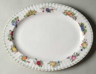 Royal Albert Covent Gardens 16 Oval Serving Platter, Fine China Dinnerware   Di