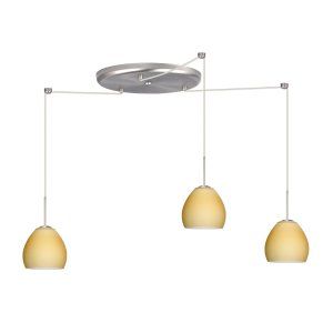 Besa Lighting BEL 3BW 4122VM SN Bolla Pendant