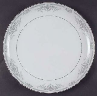 Rose (Japan) Brenda 12 Chop Plate/Round Platter, Fine China Dinnerware   Green