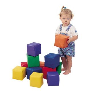 Childrens Factory Primary Toddler Baby Blocks   Set of 12 Multicolor   CF362 