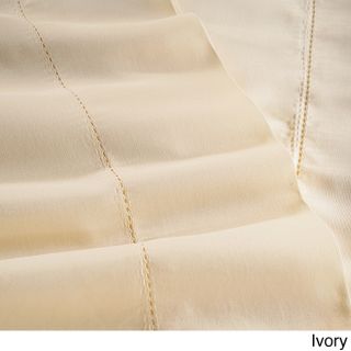 Cotton Rich 600 Thread Count Hem Stitch Olympic Queen Sheet Set