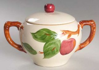 Franciscan Apple (England Backstamp) Sugar Bowl & Lid, Fine China Dinnerware   E