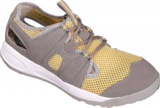 Womens Propet Adventure   Light Grey/Pale Yellow Casual Shoes