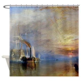  William Turner The Fighting Temeraire Shower Curta  Use code FREECART at Checkout