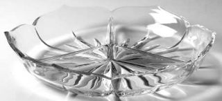 Gorham Lotus 3 Part Relish Dish   Vertical Cuts,Flower Shaped Giftware