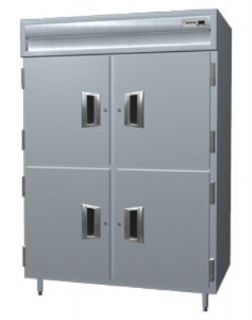Delfield Reach In Refrigerator w/ Solid Half Doors, Stainless, 51.92 cu ft, Export